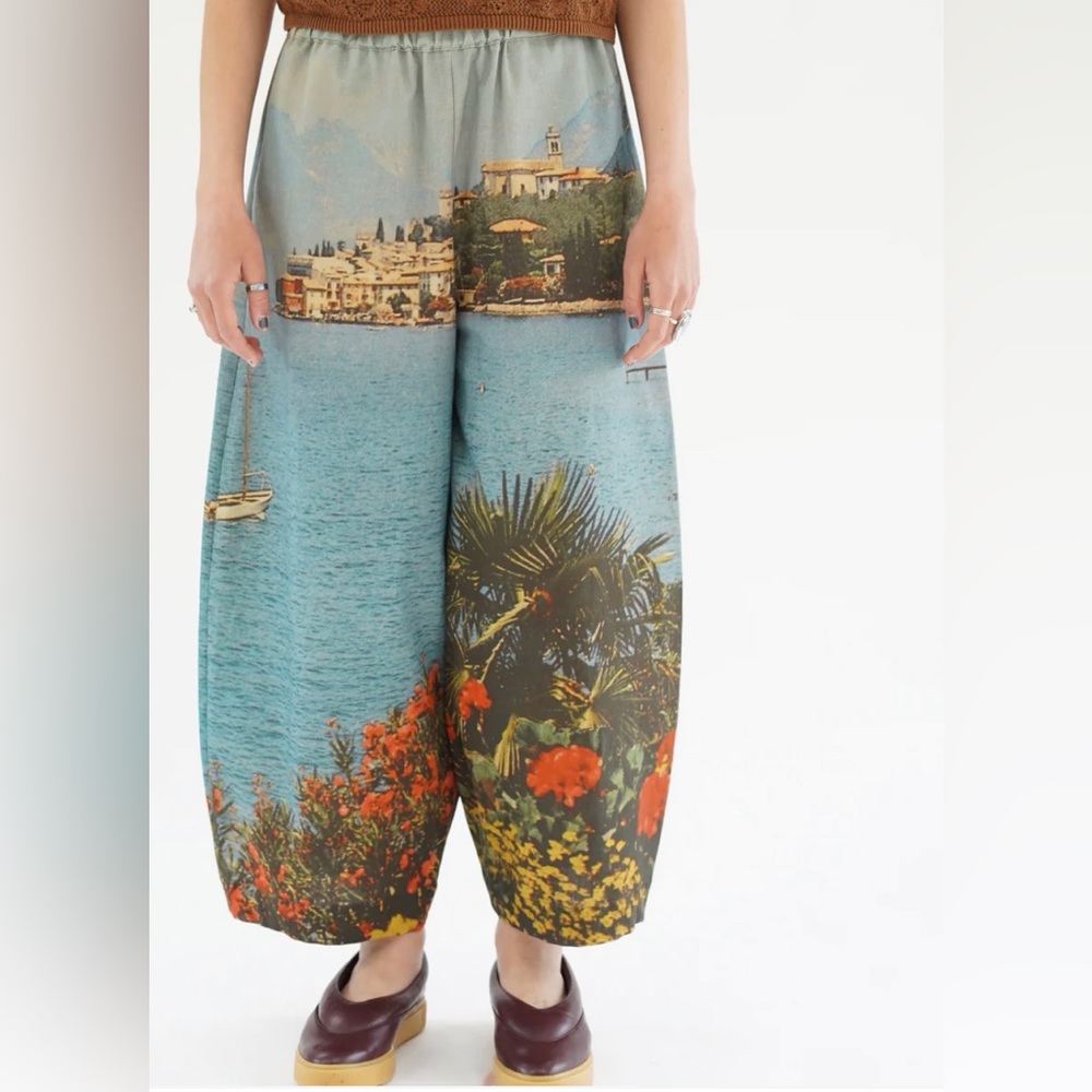 Anntian Post Card Print pant